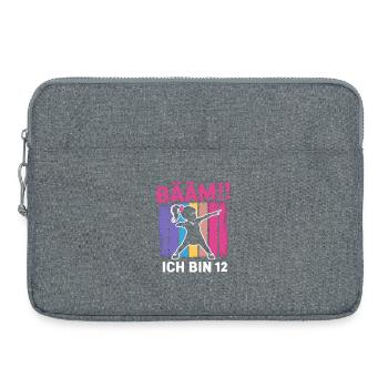 Bääm I'm 12 Dabbing Girl 12th Birthday - Laptop bag 15" - heather grey - Front