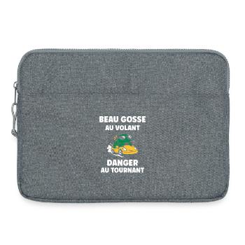 Humor Ich habe meinen Führerschein - Laptoptasche 15" - Grau meliert - Vorne