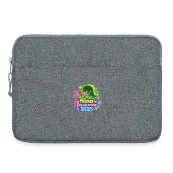 Inscription scolaire Dino Schoolchild 2026 - Sacoche pour ordinateur portable 15 pouces - gris chiné - Devant