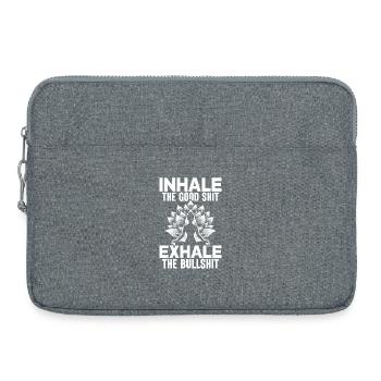 Yoga Meditation Training Yoga Lover Yoga Class - Laptop bag 15" - heather grey - Front