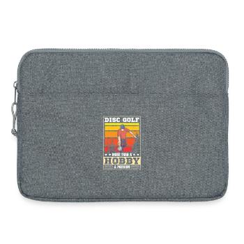 Cadeaux de disc golf Disc Golf - Sacoche pour ordinateur portable 15 pouces - gris chiné - Devant
