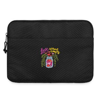 Love Without Limit T-Shirt - Sacoche pour ordinateur portable 15 pouces - noir - Devant