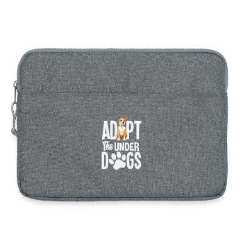 Adopt Dogs Animal Rescue Shelter - Laptop bag 15" - heather grey - Front