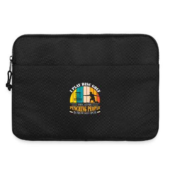 Cadeaux de disc golf Disc Golf - Sacoche pour ordinateur portable 15 pouces - noir - Devant
