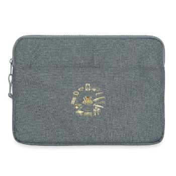 Prepper Überlebenskünstler - Laptoptasche 15" - Grau meliert - Vorne