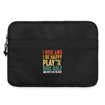 Cadeaux de disc golf Disc Golf - Sacoche pour ordinateur portable 15 pouces - noir - Devant
