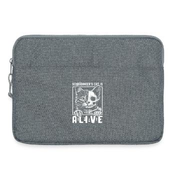 Schrödinger's Cat Dead And Alive - Laptoptasche 15" - Grau meliert - Vorne