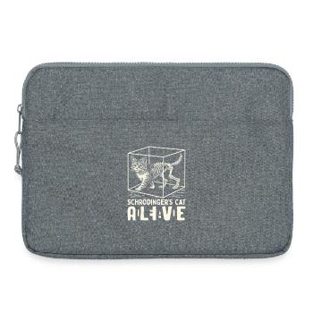 Schrödinger's Cat Dead And Alive - Laptoptasche 15" - Grau meliert - Vorne