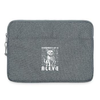 Schrödinger's Cat Dead And Alive - Laptoptasche 15" - Grau meliert - Vorne