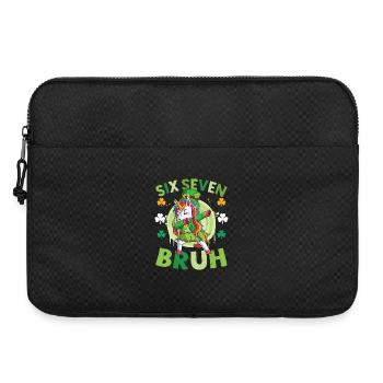 Unicorn St. Patrick's Day - Laptop bag 15" - black - Front