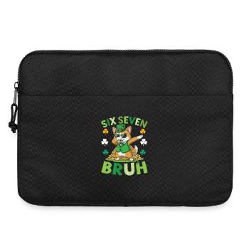 cat St. Patrick's Day - Laptop bag 15" - black - Front