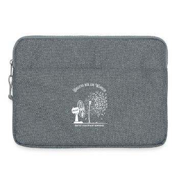 Brutto Wie Ein Wunsch Netto Vom Winde Verweht - Laptoptasche 15" - Grau meliert - Vorne