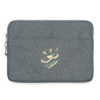 Vinyl Collector Record Collector Vinyl Records - Laptop bag 15" - heather grey - Front