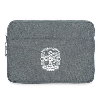 Outlaw Arbeiter Faust Zerquetscht Steuer Schlange - Laptoptasche 15" - Grau meliert - Vorne