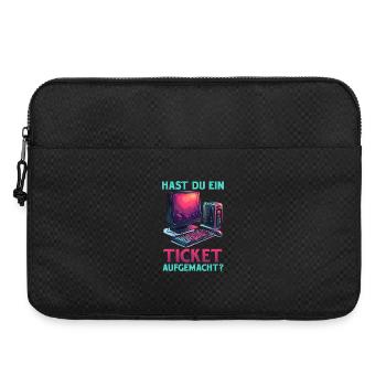 IT Support HAST DU EIN TICKET AUFGEMACHT Lustig - Laptoptasche 15" - Schwarz - Vorne