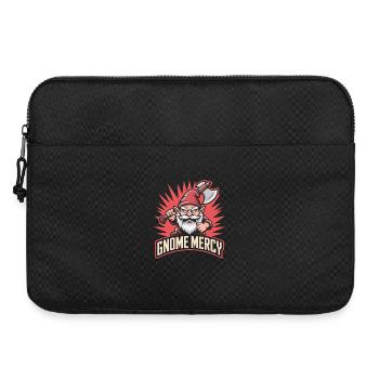 Evil Gnome, Dark Gnome, Goth Gnome, Funny Gnome - Laptop bag 15" - black - Front