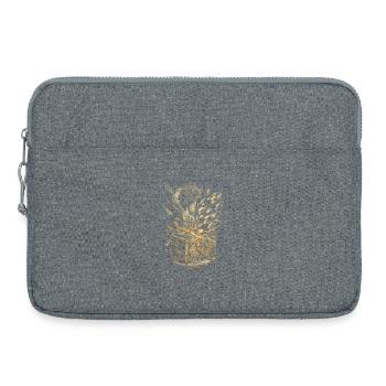 Vinyl Collector Record Collector Vinyl Records - Laptop bag 15" - heather grey - Front