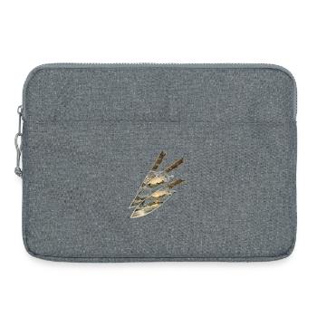 Prepper Überlebenskünstler - Laptoptasche 15" - Grau meliert - Vorne