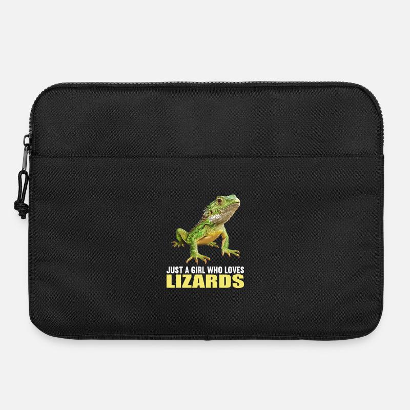 Eidechsen Eidechse - Laptoptasche 15" - Schwarz