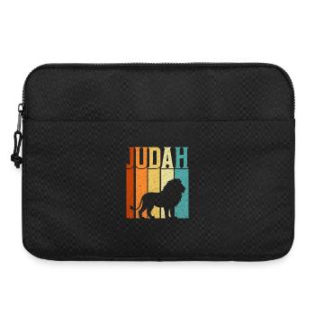 Bible chrétienne de la croix de Jésus, Lion Judah - Sacoche pour ordinateur portable 15 pouces - noir - Devant