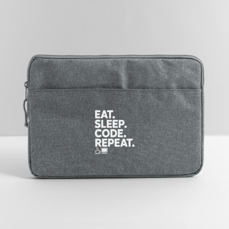 Eat. Sleep. Code. Repeat. Laptop bag 15"