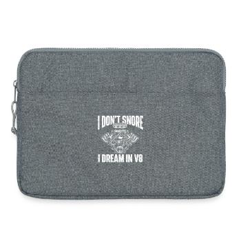 Je rêve dans une muscle car drôle de V8 - Sacoche pour ordinateur portable 15 pouces - gris chiné - Devant