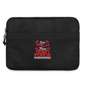 Course automobile Sport Moins de paroles Plus d’appui - Sacoche pour ordinateur portable 15 pouces - noir - Devant