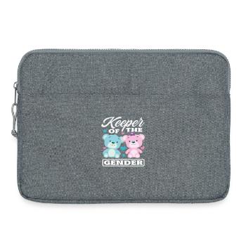 Gardien des Portes de Genre Révélation du Sexe - Sacoche pour ordinateur portable 15 pouces - gris chiné - Devant