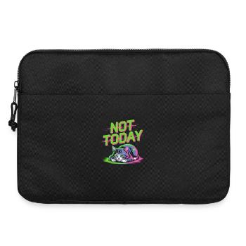 Cat Saying Not Today Office Cat Home Office Cat - Laptop bag 15" - black - Front