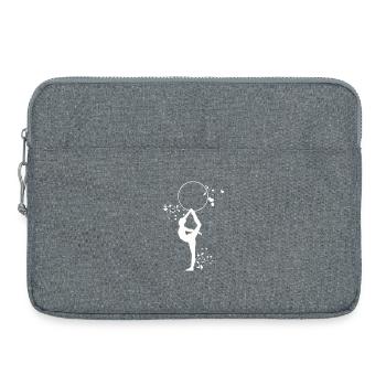 Gymnastique, cercleaux, gymnastique rythmique - Sacoche pour ordinateur portable 15 pouces - gris chiné - Devant