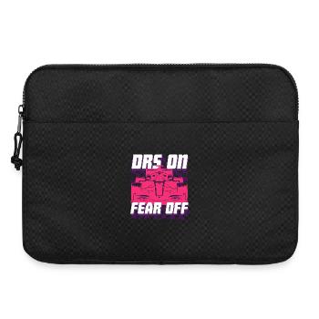 Autorennen Motorsport DRS On Fear Off - Laptoptasche 15" - Schwarz - Vorne
