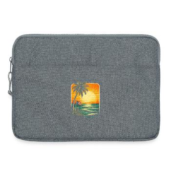 Porto Rico Boricua - Sacoche pour ordinateur portable 15 pouces - gris chiné - Devant