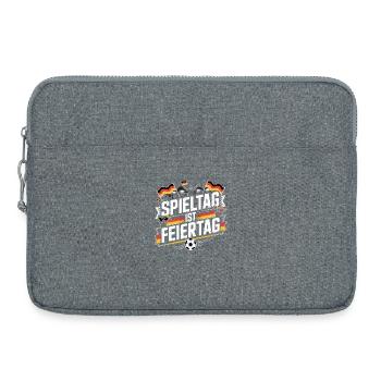 Match day is a public holiday Germany Fan - Laptop bag 15" - heather grey - Front
