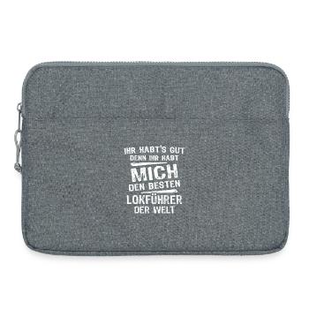 Pilote de moteur - Sacoche pour ordinateur portable 15 pouces - gris chiné - Devant
