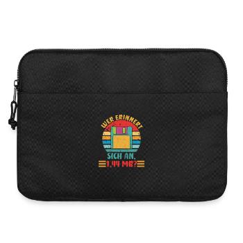 Coder WER ERINNERT SICH AN 1.44 MB? LUSTIG - Laptoptasche 15" - Schwarz - Vorne