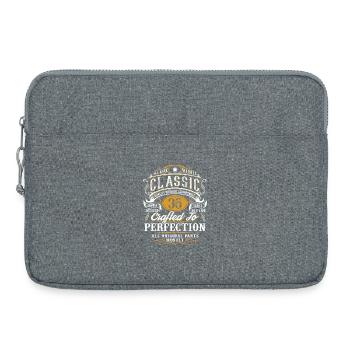 36e anniversaire - Sacoche pour ordinateur portable 15 pouces - gris chiné - Devant