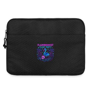 Flaminghost Float Party Piscine d’Halloween - Sacoche pour ordinateur portable 15 pouces - noir - Devant