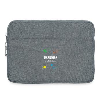 Educator in training Daycare center Educator training - Laptop bag 15" - heather grey - Front