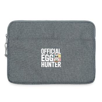 Official Egg Hunter Osterhase Ostern Humor - Laptoptasche 15" - Grau meliert - Vorne