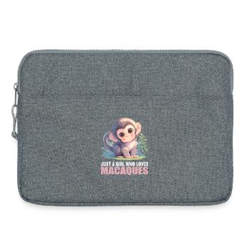 Macaque Macaque - Laptop bag 15" - heather grey - Front