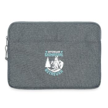 Apres-Ski Party OFFIZIELLER SKIHASERL BETREUER - Laptoptasche 15" - Grau meliert - Vorne
