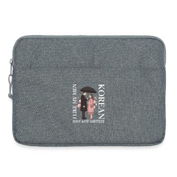 K-Drama Produits dérivés Coréens K-Pop Drame - Sacoche pour ordinateur portable 15 pouces - gris chiné - Devant