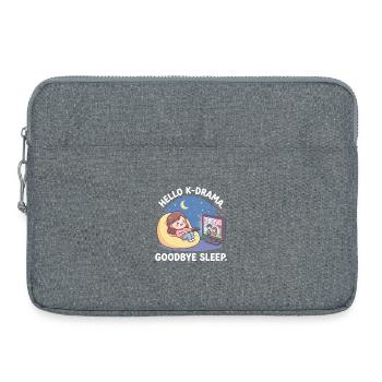 K-Drama Produits dérivés Coréens K-Pop Drame - Sacoche pour ordinateur portable 15 pouces - gris chiné - Devant