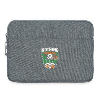 Nothing Compares 2 Brew | St Patrick'''S Day - Laptoptasche 15" - Grau meliert - Vorne
