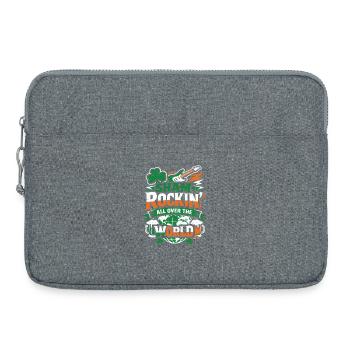 ShamRockin partout dans le monde - Sacoche pour ordinateur portable 15 pouces - gris chiné - Devant