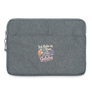  Ich Liebe Es In Rom Zu Sein Und Nicht Nur Wegen - Laptoptasche 15" - Grau meliert - Vorne