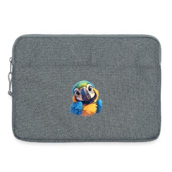 Macaw's Era - Laptop bag 15" - heather grey - Front