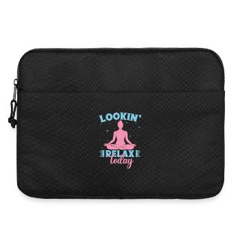 Yoga Lookin Relax Today Yoga drôle - Sacoche pour ordinateur portable 15 pouces - noir - Devant