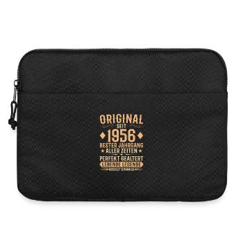 Original Jahrgang 1956 Baujahr Geburtstag - Laptoptasche 15" - Schwarz - Vorne