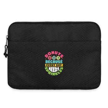 Restauration rapide en donuts - Sacoche pour ordinateur portable 15 pouces - noir - Devant